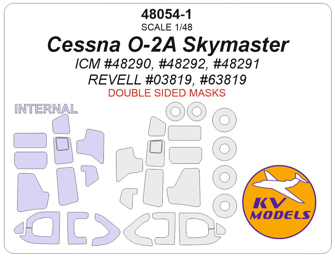 KV Models KV48054-1 1:48 Cessna O-2A Skymaster