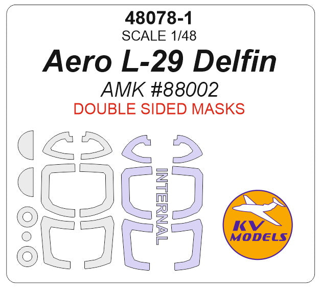 KV Models KV48078-1 1:48 Aero L-29 Delfin