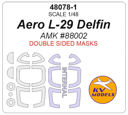 KV Models KV48078-1 1:48 Aero L-29 Delfin