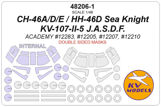 KV Models KV48206-1 1:48 Boeing CH/HH-46D Sea Knight / CH-46E Current U.S