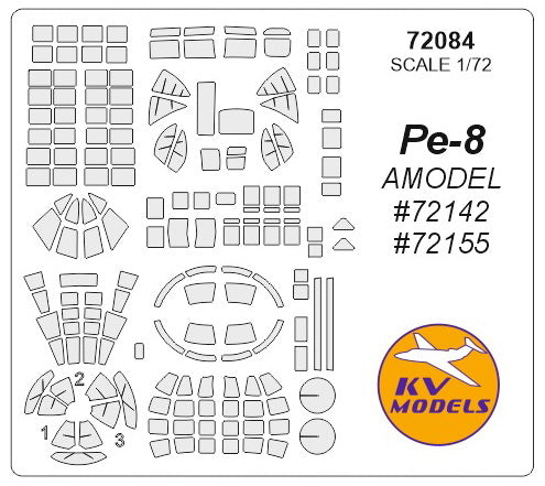 KV Models KV72084 1:72 Petlyakov Pe-8