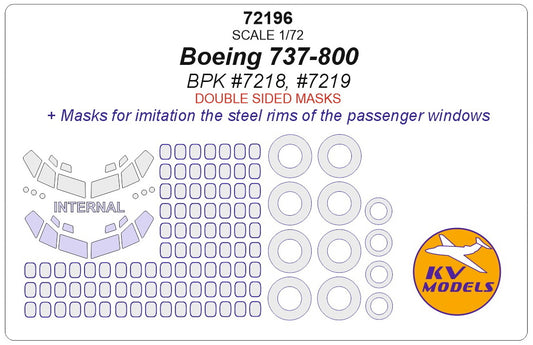 KV Models KV72196 1:72 Boeing 737-800