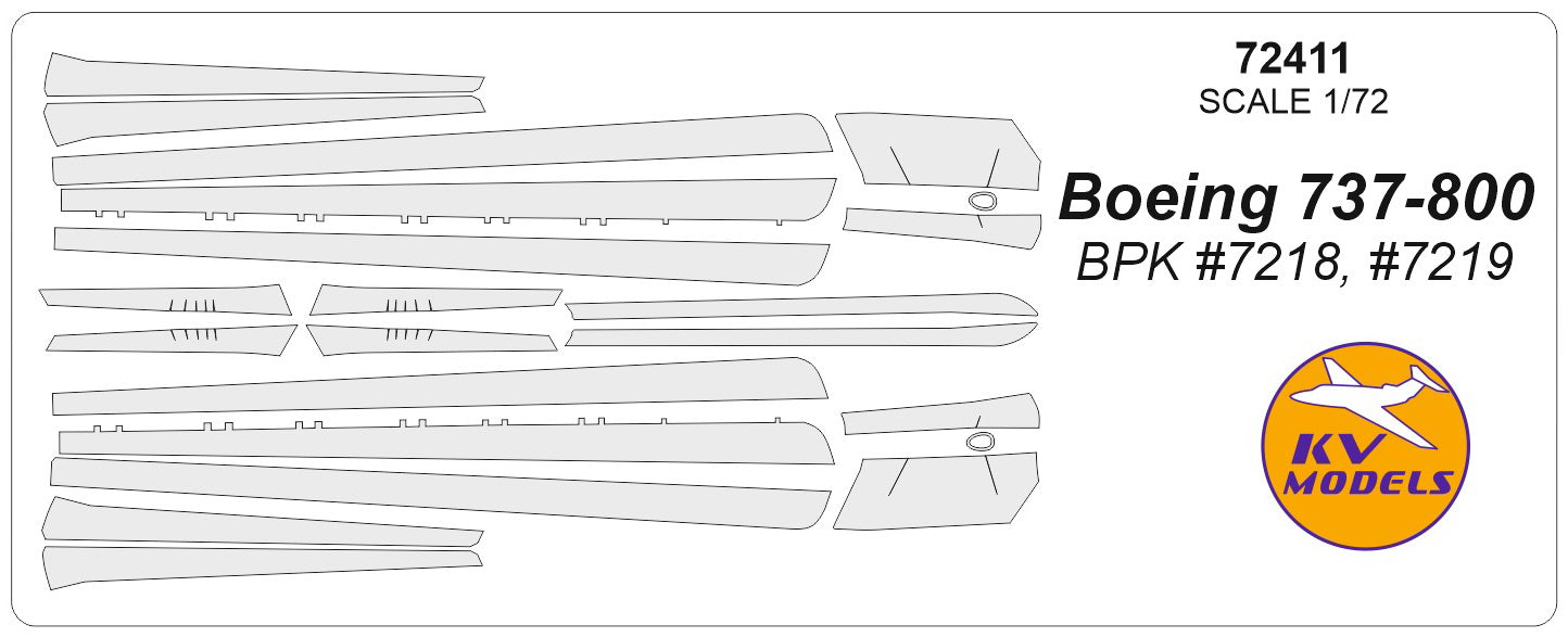 KV Models KV72411 1:72 Boeing 737-800