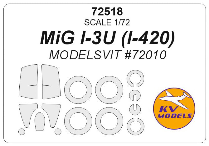 KV Models KV72518 1:72 Mikoyan MiG I-3U
