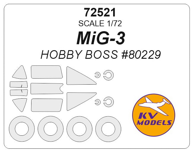 KV Models KV72521 1:72 Mikoyan MiG-3