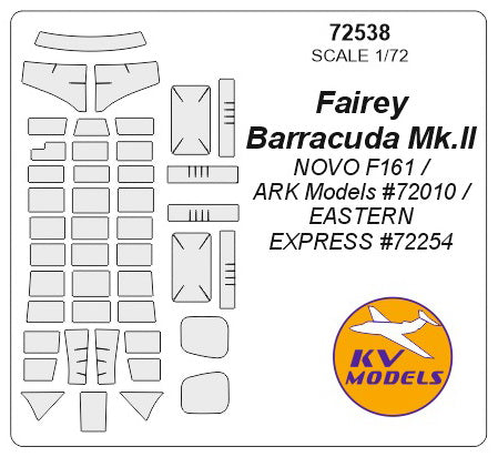 KV Models KV72538 1:72 Fairey Barracuda Mk.II