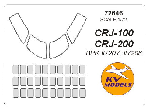 KV Models KV72646 1:72 CRJ-100 / CRJ-200