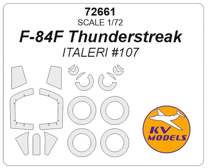 KV Models KV72661 1:72 Republic F-84F Thunderstreak