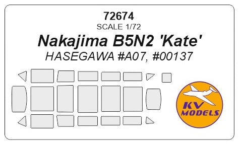 KV Models KV72674 1:72 Nakajima B5N2 'Kate'