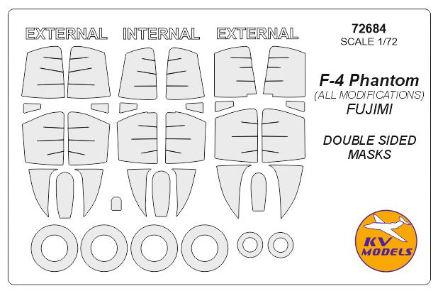 KV Models KV72684 1:72 McDonnell F-4 Phantom