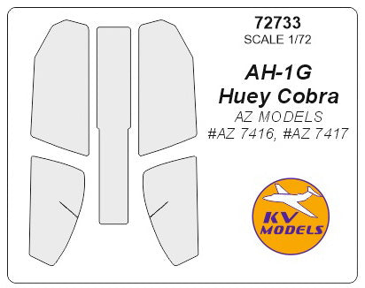 KV Models KV72733 1:72 Bell AH-1G Huey Cobra