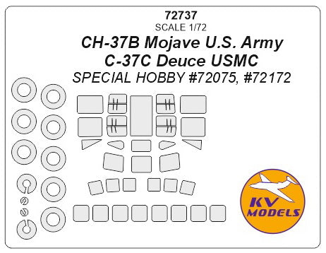 KV Models KV72737 1:72 Sikorsky CH-37B Mojave U.S