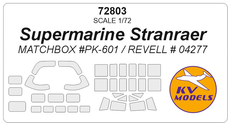 KV Models KV72803 1:72 Supermarine Stranraer + masks for wheels