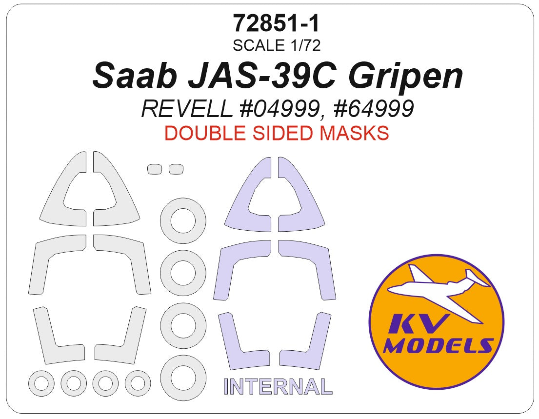 KV Models KV72851-1 1:72 SAAB JAS-39C Gripen