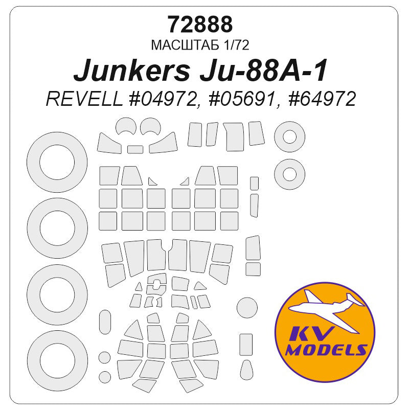 KV Models KV72888 1:72 Junkers Ju-88A-1