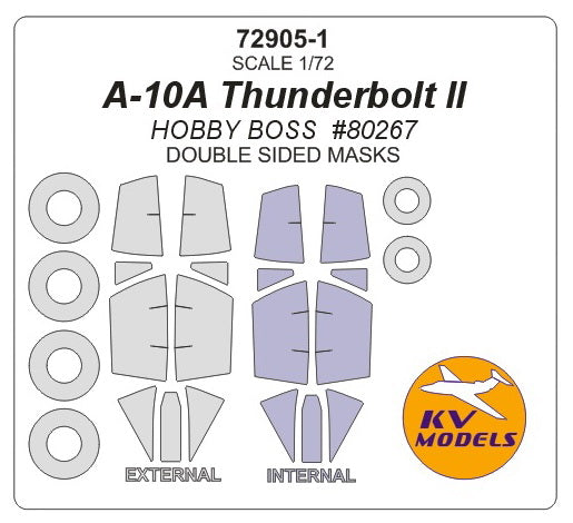 KV Models KV72905-1 1:72 Fairchild A-10A Thunderbolt II
