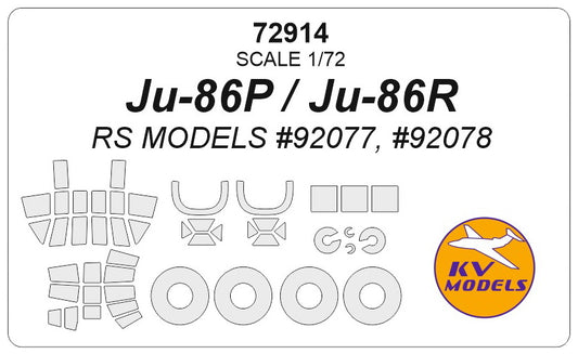 KV Models KV72914 1:72 Junkers Ju-86P/R