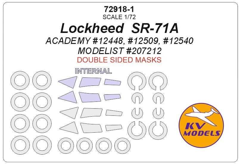 KV Models KV72918-1 1:72 Lockheed SR-71