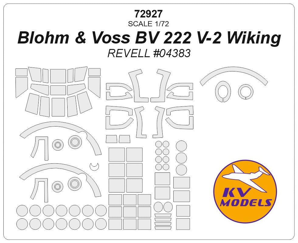 KV Models KV72927 1:72 Blohm-und-Voss BV-222V-2 Wiking