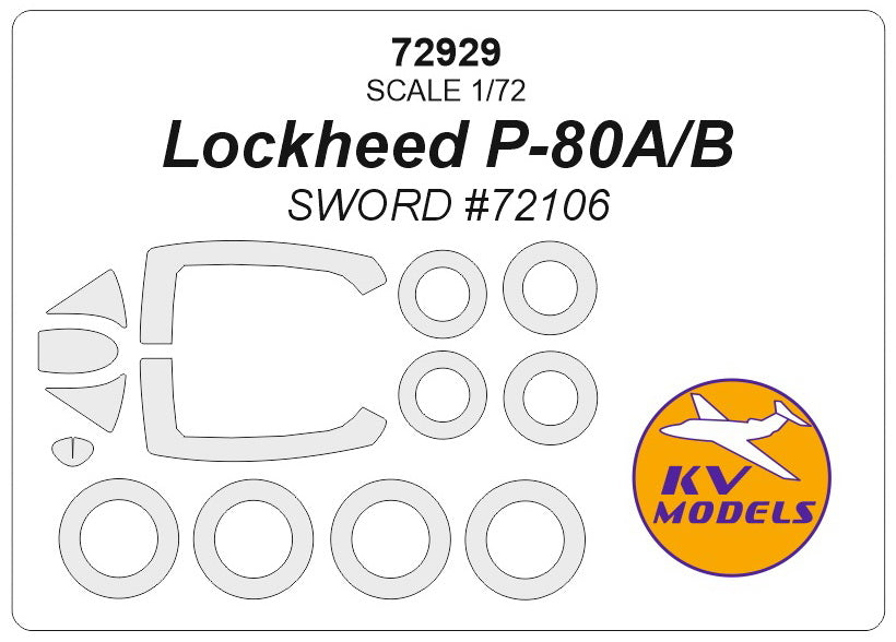 KV Models KV72929 1:72 Lockheed P-80A/B