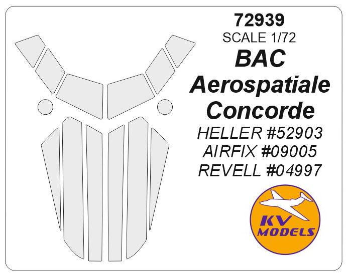 KV Models KV72939 1:72 BAC/Aerospatiale Concorde