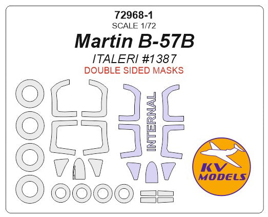 KV Models KV72968-1 1:72 Martin B-57 Canberra Night Hawk
