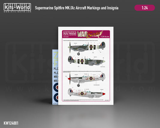 Kits-World KW124001 1:24 Supermarine Spitfire Mk.IXc, MK421/FU-Z, No. 453