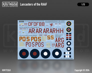 Kits-World KW172263 Avro Lancaster B.III B-Beer 97 Sqn 1:72