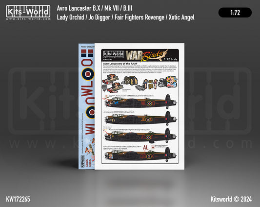 Kits-World KW172265 1:72 Avro Lancaster B.X KB895 'Lady Orchid' 434 Squadron