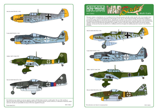 Kits-World KW1724832 Luftwaffe/German Swastikas Multi-Scale 1:72