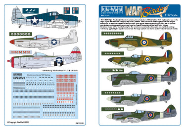 Kits-World KW132141 Various Generic Kill Markings Decals 1:32