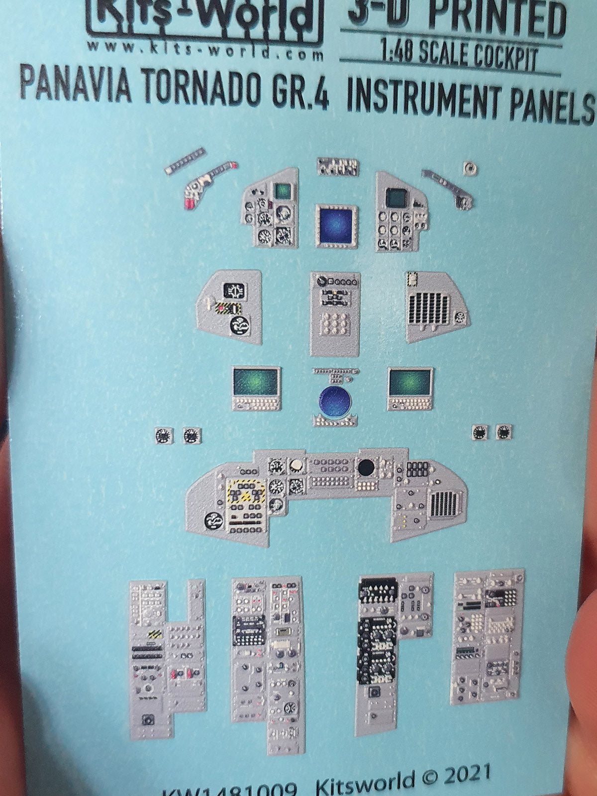 Kits-World KW3D1481009 1:48 Full colour Instrument Panels