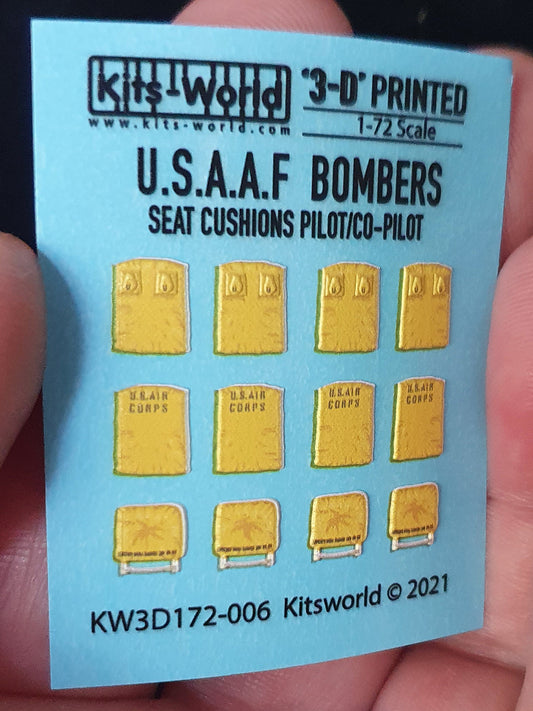 Kits-World KW3D172006 B-17F/G Flying Fortress 3D Seat Cushions 1:72
