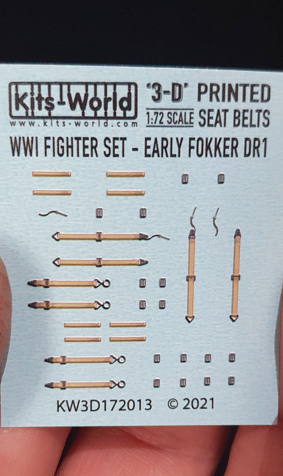 Kits-World KW3D172013 1:72 WWI Fighter Set
