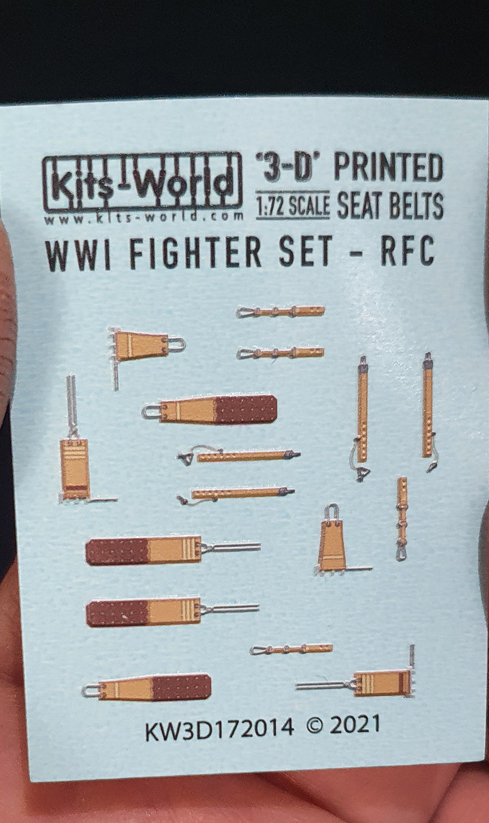 Kits-World KW3D172014 1:72 WWI Fighter Set