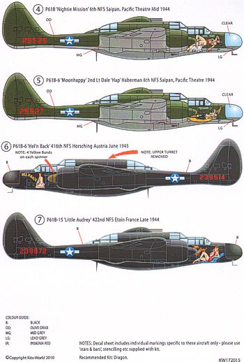 Kits-World KW172016 Allied Kill Markings Swastikas/Hinomarus 1:72