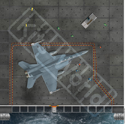 Kits-World KWB48-492 1:48 USS Nimitz