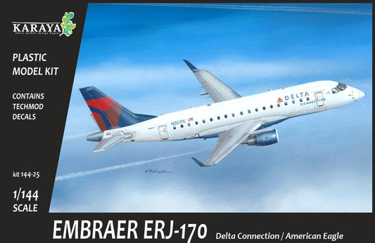Karaya KY144-25 1:144 Embraer ERJ-170 Delta Connection/American Eagle
