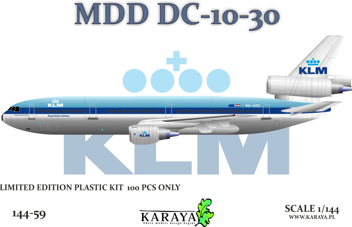 Karaya KY144-59 1:144 Douglas DC-10-30 KLM