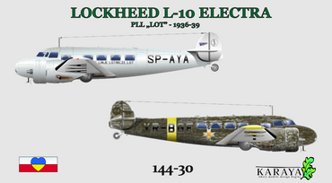 Karaya KY144-30 1:144 Lockheed L-10 Electra