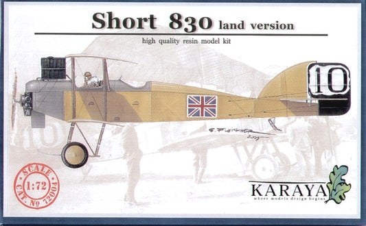 Karaya KY72004 1:72 Short 830 with wheels