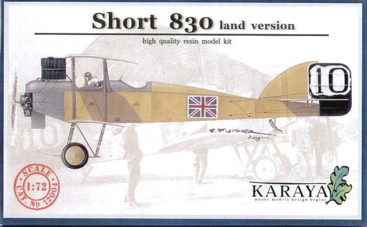 Karaya KY72004 1:72 Short 830 with wheels