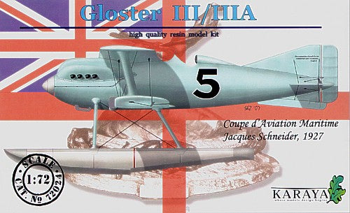 Karaya KY72024 1:72 Gloster III/IIIA Schneider Cup with decals