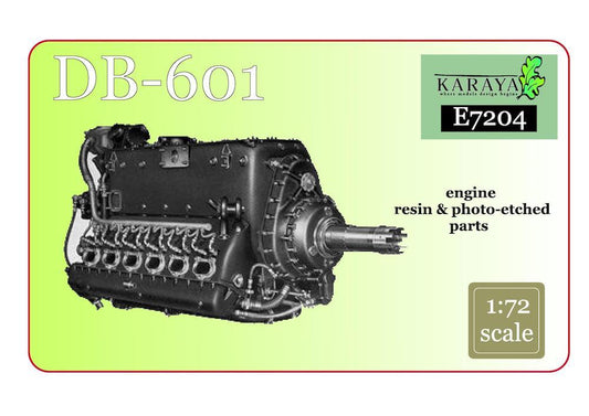 Karaya KYE7204 1:72 Daimler-Benz DB-601 engine-resin + PE