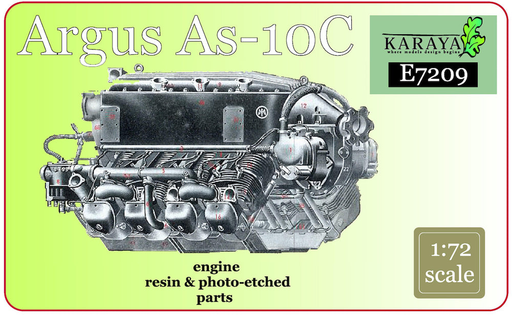 Karaya KYE7209 1:72 Argus As-10C-resin + PE