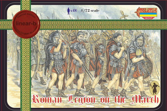 Linear-A LA007 1:72 Roman Legion on the March 48 figures in 12 poses