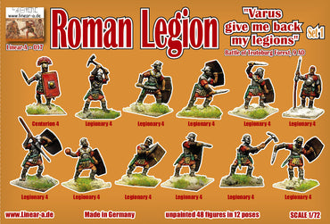 Linear-A LA017 Roman Legion Set 1 Teutoburg Forest 9 AD 1:72