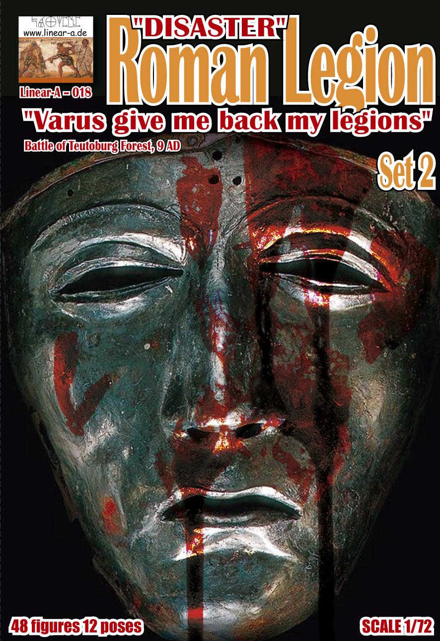 Linear-A LA018 1:72 Roman Legion Command Set 2 "Varus give me back my legions"