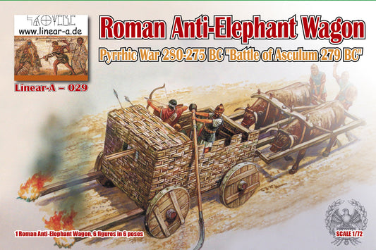Linear-A LA029 1:72 Roman Anti-Elephant Wagon