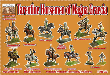 Linear-A LA030 1:72 Tarentine Horsemen of Magna Graecia 3rd Century BC